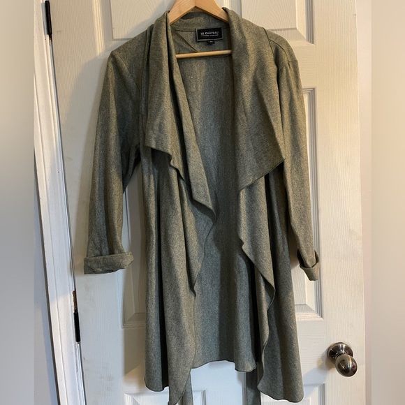 le chateau Jackets & Blazers - Le Chateâu Wool Cashmere Blend Lightweight Coat​​​